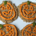 Pumpkin face cookies