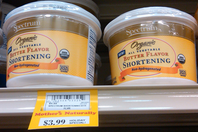 Does shortening have dairy