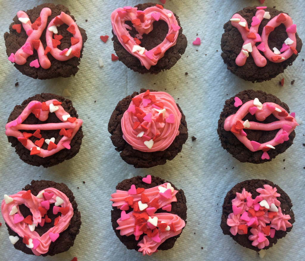 Gluten-Free Valentine Brownie Bites