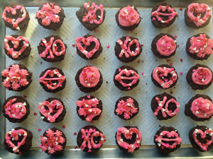 Gluten-Free Valentine Brownies