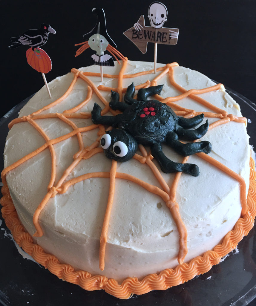 halloween spider birthday cakes